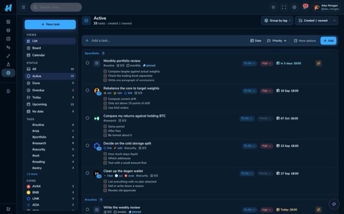 Tasks &mdash; The follow-up you would otherwise forget